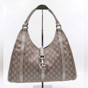 BW58 ❤️ GUCCI GG Plus Monogram Jackie Hobo Bag